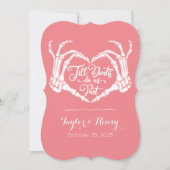 Funny Till Death Do us Party Hochzeitseinladungen Einladung (Vorderseite)