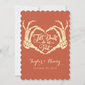 Funny Till Death Do us Party Hochzeitseinladungen Einladung (Vorderseite)