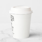 Funny Till Death Do us Party Hochzeitspapier Cups Pappbecher (Links)