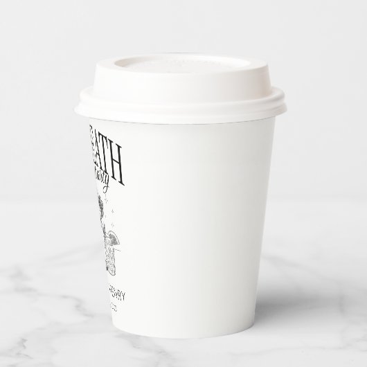 Funny Till Death Do us Party Hochzeitspapier Cups Pappbecher (Links)