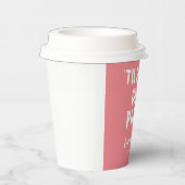 Funny Till Death Do us Party Hochzeitspapier Cups Pappbecher (Rechts)