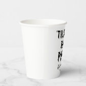 Funny Till Death Do us Party Hochzeitspapier Cups Pappbecher (Rechts)