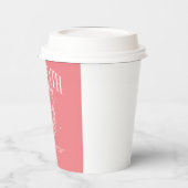 Funny Till Death Do us Party Hochzeitspapier Cups Pappbecher (Links)