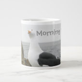 Funny Tilt Head Seagull Jumbo-Tasse (Vorderseite)