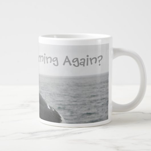 Funny Tilt Head Seagull Jumbo-Tasse (Rechts)