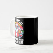 Funny Time For A Beer Santa Christmas Kaffeetasse (Vorderseite Links)