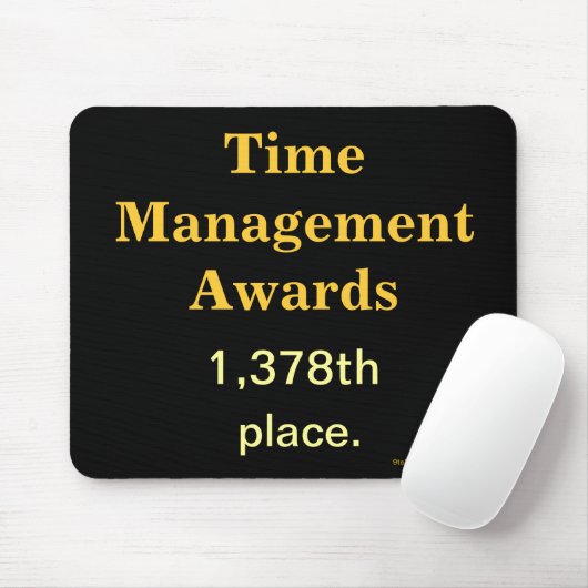 Funny Time Management Jojo Mousepad (Mit Mouse)