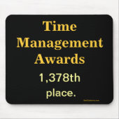 Funny Time Management Jojo Mousepad (Vorne)