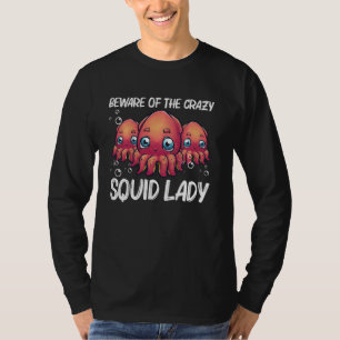 Funny Tintenfisch für die Mama der Frauen Oktopus T-Shirt
