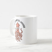 Funny Tintenfisch Kaffeetasse (Vorderseite Links)