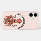 Funny Tintenfisch Phone Case (Rückseite (Horizontal))