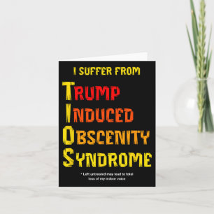 Funny Tios Trump induzierte Obscenity Syndrome Res Karte