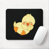 Funny Tired As Duck I Love Cute Ducklings Quote Gi Mousepad (Mit Mouse)