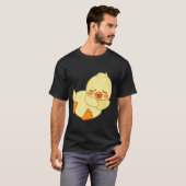 Funny Tired As Duck I Love Cute Ducklings Quote Gi T-Shirt (Vorne ganz)