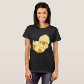 Funny Tired As Duck I Love Cute Ducklings Quote Gi T-Shirt (Vorne ganz)