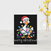 Funny Tired Goose Christmas Lights Silly Holiday F Karte (Gelbe Blume)
