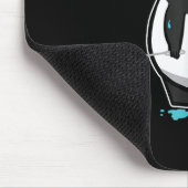 Funny Tired Panda Spielen Badminton Mousepad (Ecke)