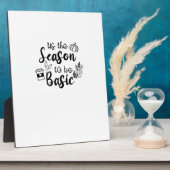 Funny Tis The Season To Basic Fall Pumpkin Spice Fotoplatte (Seite)