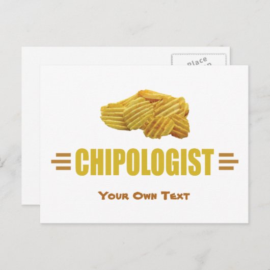 Funny Title for a Potato Chips Lover Postkarte (Vorne/Hinten)