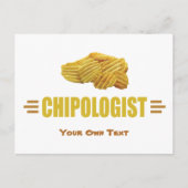 Funny Title for a Potato Chips Lover Postkarte (Vorderseite)