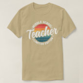 Funny Title Professionals Middle School Lehrer T-Shirt (Design vorne)
