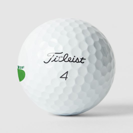 Funny Titleist Golf Balls - 'I d Stich This' Pun Golfball (Logo)