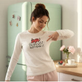 Funny "To Do List: Nothing" Cat Mom Maternity nap Tri-Blend Shirt