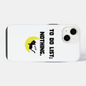 Funny 'TO DO LIST: NOTHING.' Quote iPhone  Case  Hülle (Rückseite (Horizontal))