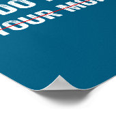 Funny To Do List Your Mom Sarcastic Saying Men Wom Poster (Ecke)