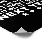 Funny To Everyone I Offended This Year Work On You Poster (Ecke)