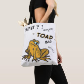 Funny TOAD Cartoon Cust. White Tote Bag Tasche (Von Nahem)