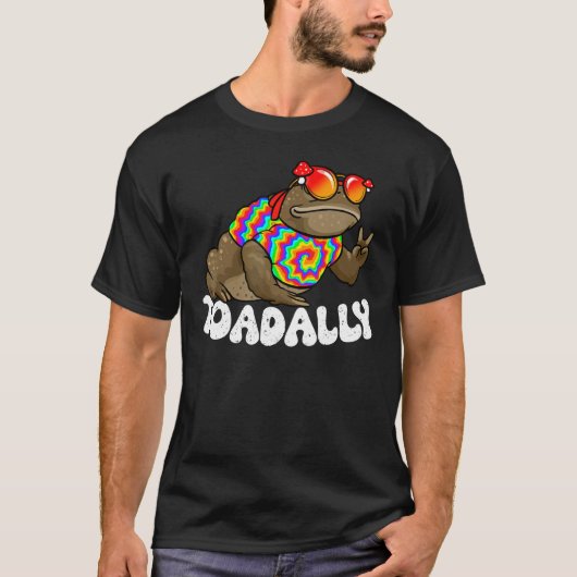 Funny Toad, Kids Toad, Hippie Toad, Frog, Amphibia T-Shirt (Vorderseite)