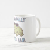 Funny Toad Pun Toadal Cooler Vater Kaffeetasse (VorderseiteRechts)