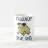 Funny Toad Pun Toadal Cooler Vater Kaffeetasse (Mittel)