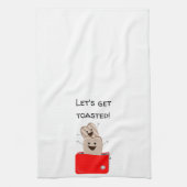 Funny Toast Design Geschirrtuch (Vertikal)