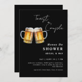 Funny Toast the Couple Wedding Shower Einladung (Vorne/Hinten)