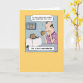 Funny Toast Whisperer Geburtstag Karte (Gelbe Blume)