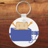 funny toaster icon schlüsselanhänger (Vorderseite)