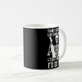 Funny Today I Don't Feel Like Doing Anything Excep Kaffeetasse (VorderseiteRechts)