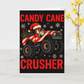 Funny Toddler Christmas Pajamas, Monster Truck Can Karte (Gelbe Blume)