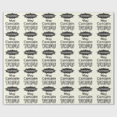Funny Tofu thematisches Wrapping Paper Geschenkpapier (Flach)