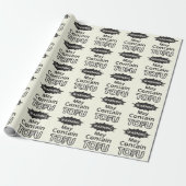 Funny Tofu thematisches Wrapping Paper Geschenkpapier (Ungerollt)