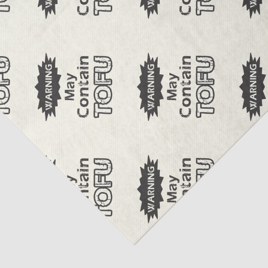 Funny Tofu Themenpapier Seidenpapier (Ausschnitt)