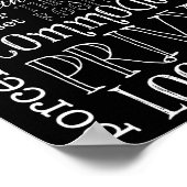 Funny Toilet Bad Sign Poster Printwerbung (Ecke)