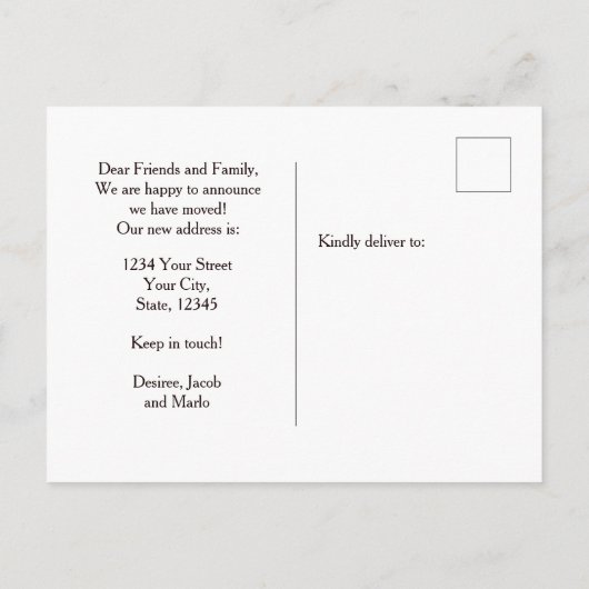 Funny Toilet Paper Wir haben neue Zuhause Budget v Postkarte (Rückseite)