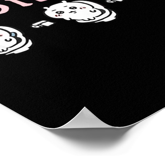 Funny Toilet Time Chikawa Meme  Poster (Ecke)