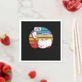 Funny Toiletries Toothbrush And Tissue Puns Gift I Serviette (Beispiel)