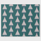 Funny Toilette Papier Weihnachtsbaum Niedlich farb Geschenkpapier (Flach)