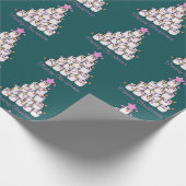 Funny Toilette Papier Weihnachtsbaum Niedlich farb Geschenkpapier (Ecke)