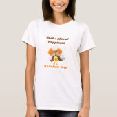 Funny Tom Turkey serviert Kuchen & Eiscreme T-Shirt (Vorderseite)